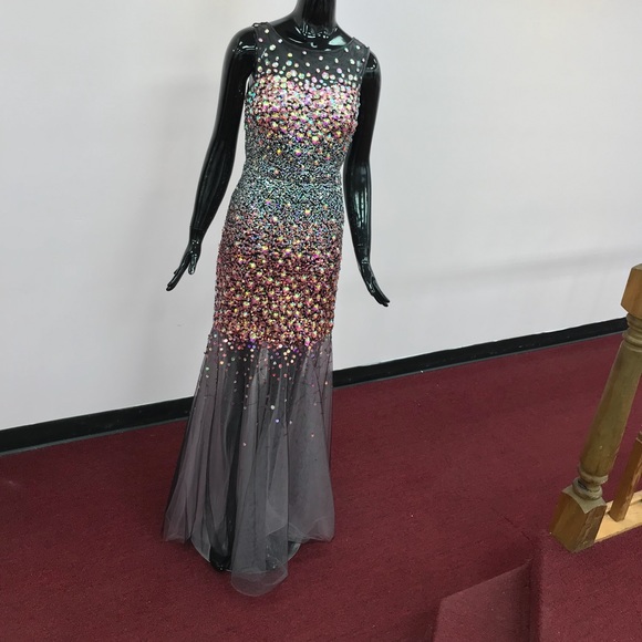 Black/ Pink Prom Dress - Picture 2 of 5